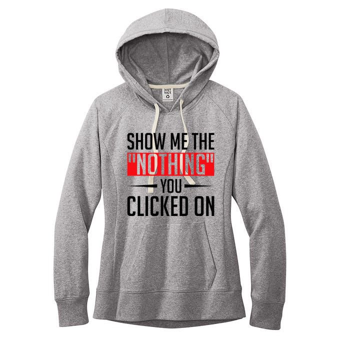 Cybersecurity Computer Security Cyber Security The Nothing Women's Fleece Hoodie