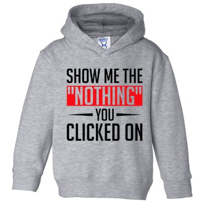 Cybersecurity Computer Security Cyber Security The Nothing Toddler Hoodie