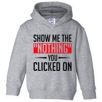 Cybersecurity Computer Security Cyber Security The Nothing Toddler Hoodie