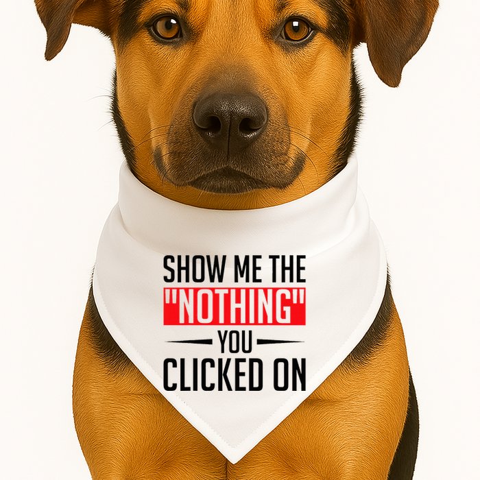 Cybersecurity Computer Security Cyber Security The Nothing USA-Made Doggie Bandana