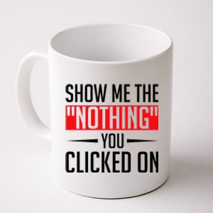 Cybersecurity Computer Security Cyber Security The Nothing Coffee Mug