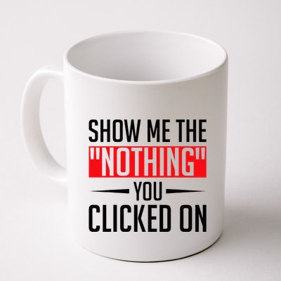 Cybersecurity Computer Security Cyber Security The Nothing Coffee Mug