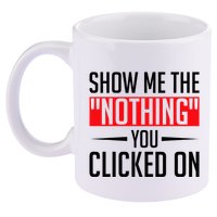 Cybersecurity Computer Security Cyber Security The Nothing 11oz C Handle Ceramic Mug