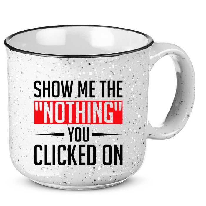 Cybersecurity Computer Security Cyber Security The Nothing 15oz Campfire Ceramic Mug