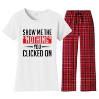 Cybersecurity Computer Security Cyber Security The Nothing Women's Flannel Pajama Set