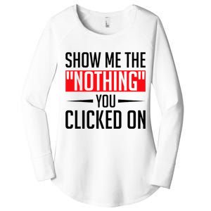 Cybersecurity Computer Security Cyber Security The Nothing Women's Perfect Tri Tunic Long Sleeve Shirt