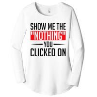 Cybersecurity Computer Security Cyber Security The Nothing Women's Perfect Tri Tunic Long Sleeve Shirt