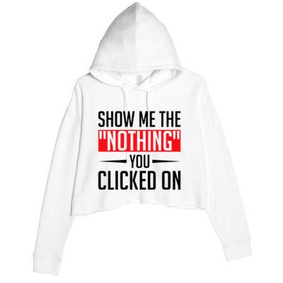 Cybersecurity Computer Security Cyber Security The Nothing Crop Fleece Hoodie