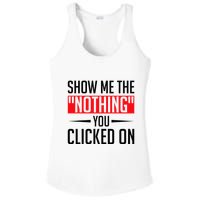 Cybersecurity Computer Security Cyber Security The Nothing Ladies PosiCharge Competitor Racerback Tank