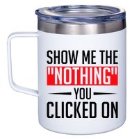 Cybersecurity Computer Security Cyber Security The Nothing 12oz Stainless Steel Coffee Mug