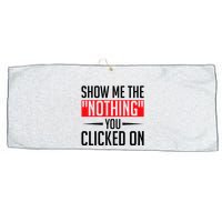 Cybersecurity Computer Security Cyber Security The Nothing Large Microfiber Waffle Golf Towel