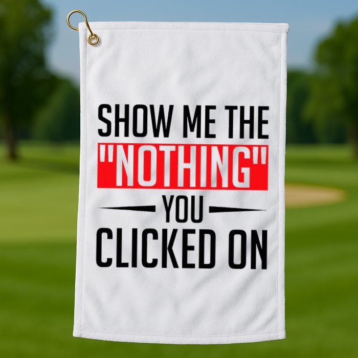 Cybersecurity Computer Security Cyber Security The Nothing Golf Towel