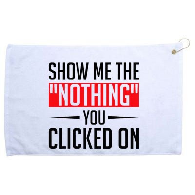 Cybersecurity Computer Security Cyber Security The Nothing Grommeted Golf Towel