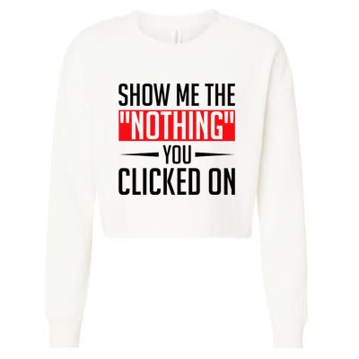 Cybersecurity Computer Security Cyber Security The Nothing Cropped Pullover Crew
