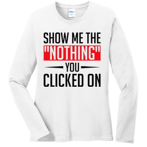 Cybersecurity Computer Security Cyber Security The Nothing Ladies Long Sleeve Shirt