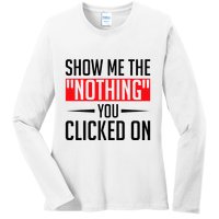 Cybersecurity Computer Security Cyber Security The Nothing Ladies Long Sleeve Shirt