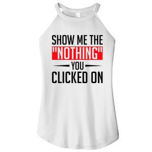 Cybersecurity Computer Security Cyber Security The Nothing Women's Perfect Tri Rocker Tank