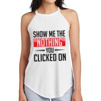 Cybersecurity Computer Security Cyber Security The Nothing Women's Perfect Tri Rocker Tank