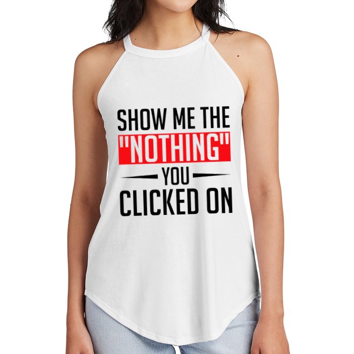 Cybersecurity Computer Security Cyber Security The Nothing Women's Perfect Tri Rocker Tank