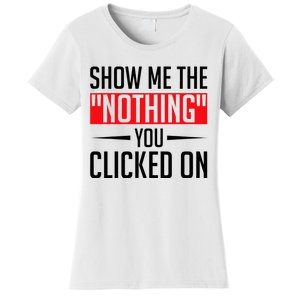 Cybersecurity Computer Security Cyber Security The Nothing Women's T-Shirt