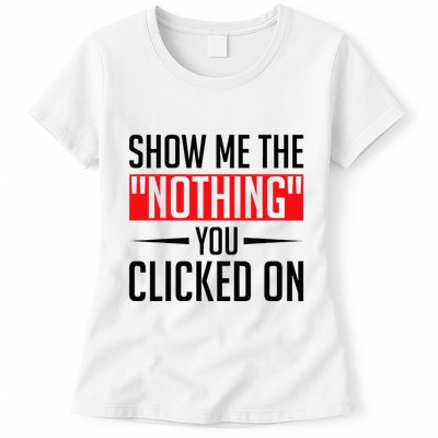 Cybersecurity Computer Security Cyber Security The Nothing Womens T-Shirt