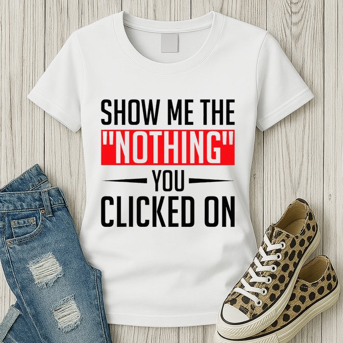 Cybersecurity Computer Security Cyber Security The Nothing Womens T-Shirt
