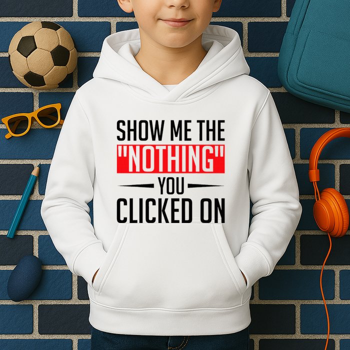 Cybersecurity Computer Security Cyber Security The Nothing Kids Hoodie