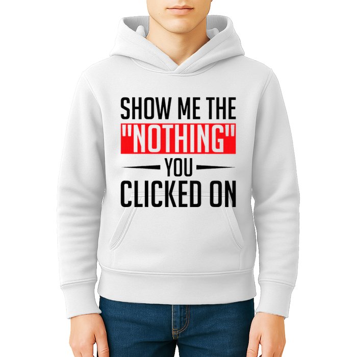 Cybersecurity Computer Security Cyber Security The Nothing Kids Hoodie
