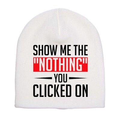 Cybersecurity Computer Security Cyber Security The Nothing Short Acrylic Beanie