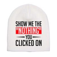 Cybersecurity Computer Security Cyber Security The Nothing Short Acrylic Beanie