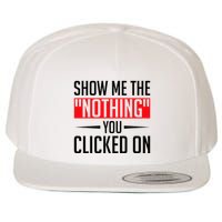 Cybersecurity Computer Security Cyber Security The Nothing Wool Snapback Cap