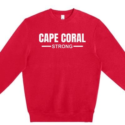 Cape Coral Strong Community Strength Prayer & Support Premium Crewneck Sweatshirt