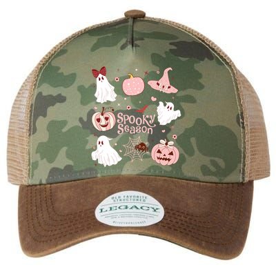 Cute Coquette Spooky Season Legacy Tie Dye Trucker Hat