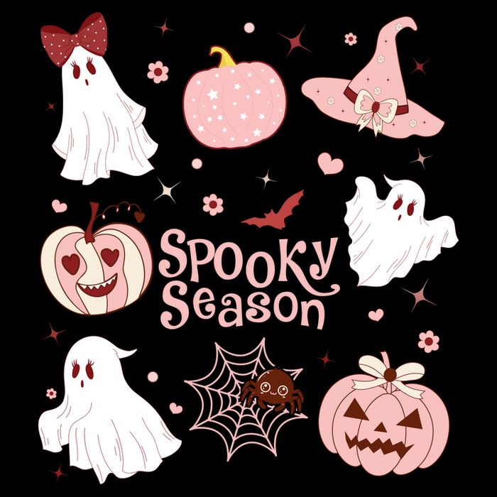 Cute Coquette Spooky Season Backpack