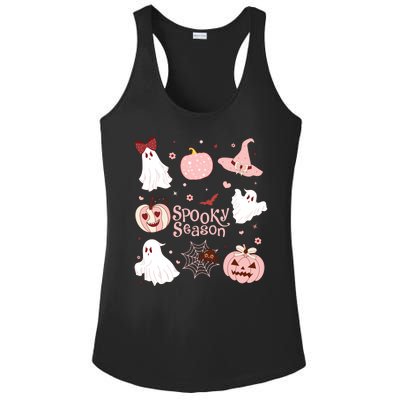 Cute Coquette Spooky Season Ladies PosiCharge Competitor Racerback Tank