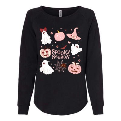 Cute Coquette Spooky Season Womens California Wash Sweatshirt