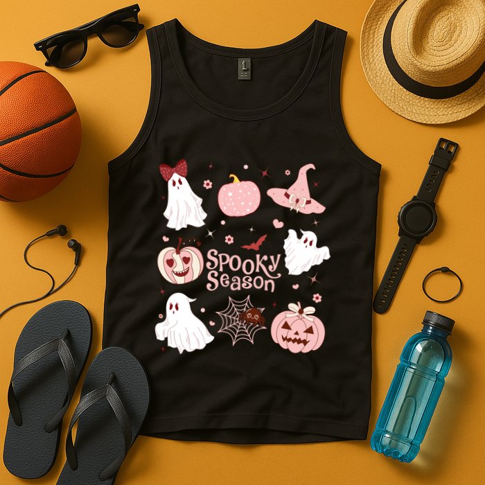 Cute Coquette Spooky Season Tank Top