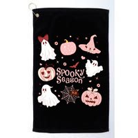 Cute Coquette Spooky Season Golf Towel
