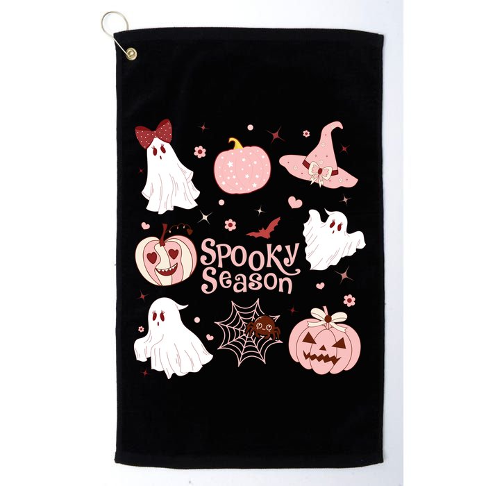 Cute Coquette Spooky Season Golf Towel