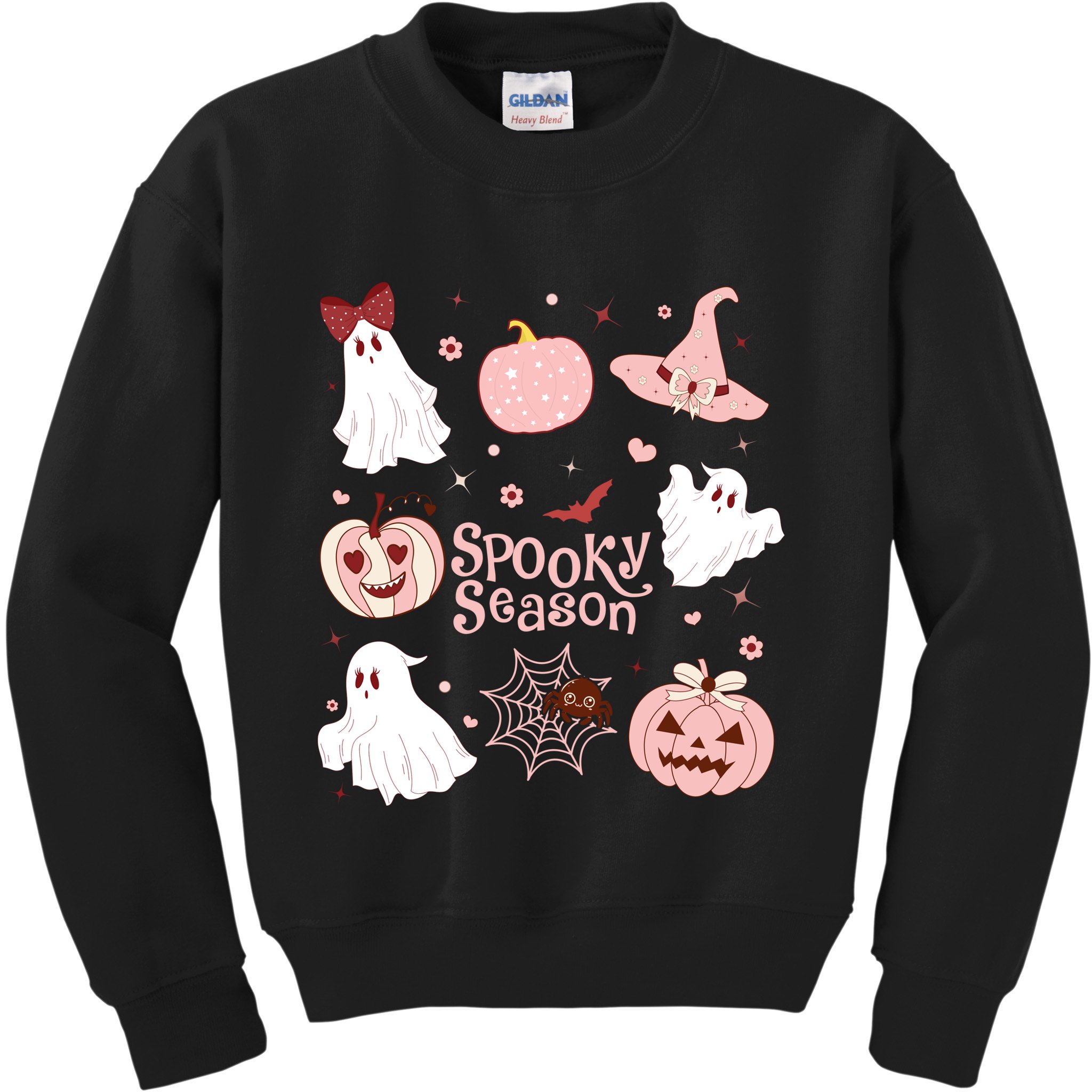Cute Coquette Spooky Season Kids Sweatshirt