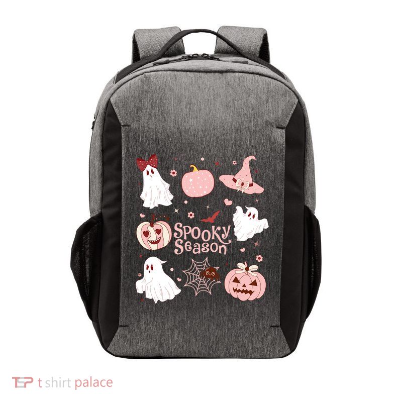 Cute Coquette Spooky Season Vector Backpack
