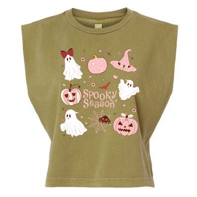 Cute Coquette Spooky Season Garment-Dyed Women's Muscle Tee