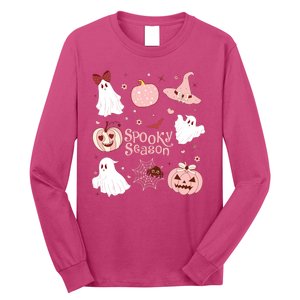 Cute Coquette Spooky Season Long Sleeve Shirt