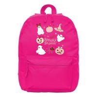 Cute Coquette Spooky Season 16 in Basic Backpack