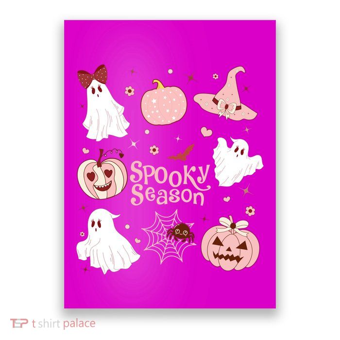 Cute Coquette Spooky Season Poster