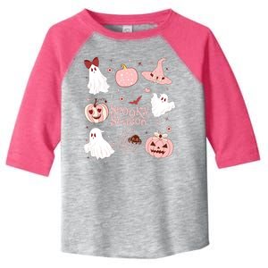 Cute Coquette Spooky Season Toddler Fine Jersey T-Shirt