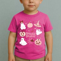 Cute Coquette Spooky Season Toddler T-Shirt
