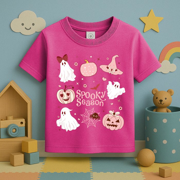 Cute Coquette Spooky Season Toddler T-Shirt