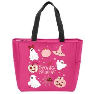 Cute Coquette Spooky Season Zip Tote Bag