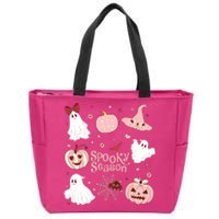 Cute Coquette Spooky Season Zip Tote Bag